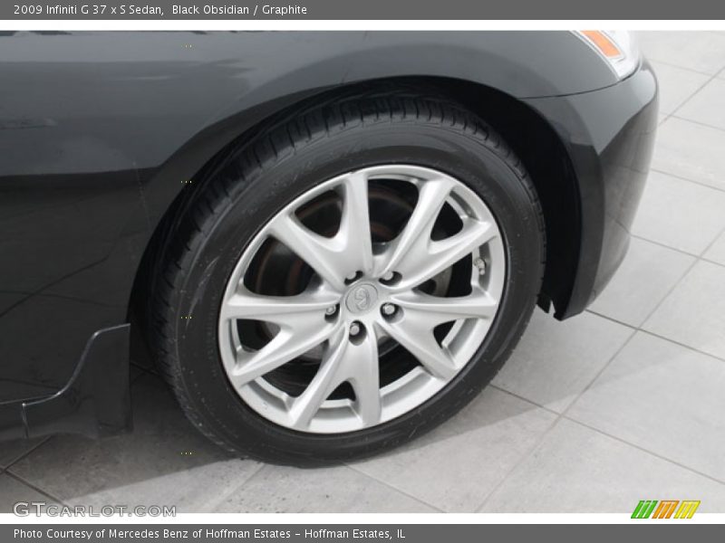 Black Obsidian / Graphite 2009 Infiniti G 37 x S Sedan