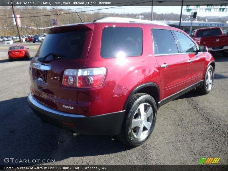 Red Jewel Tintcoat / Light Titanium 2010 GMC Acadia SLT AWD