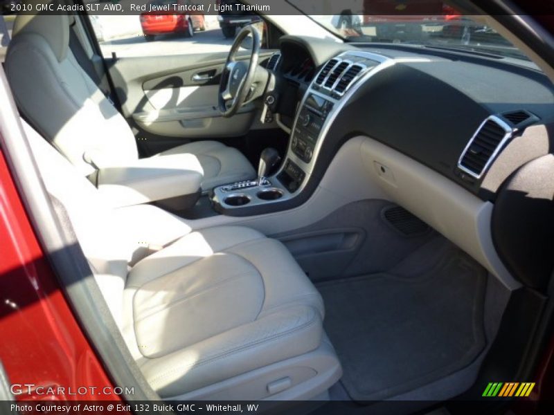 Red Jewel Tintcoat / Light Titanium 2010 GMC Acadia SLT AWD