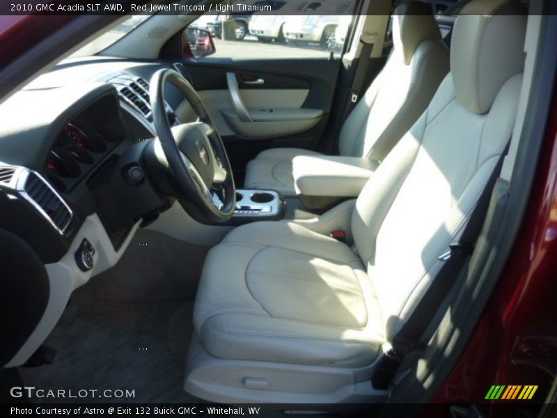 Red Jewel Tintcoat / Light Titanium 2010 GMC Acadia SLT AWD