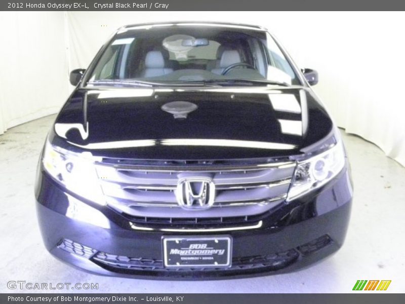 Crystal Black Pearl / Gray 2012 Honda Odyssey EX-L