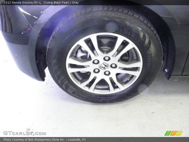 Crystal Black Pearl / Gray 2012 Honda Odyssey EX-L