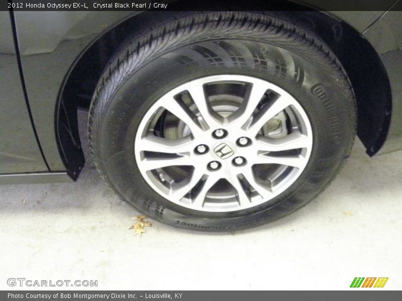 Crystal Black Pearl / Gray 2012 Honda Odyssey EX-L