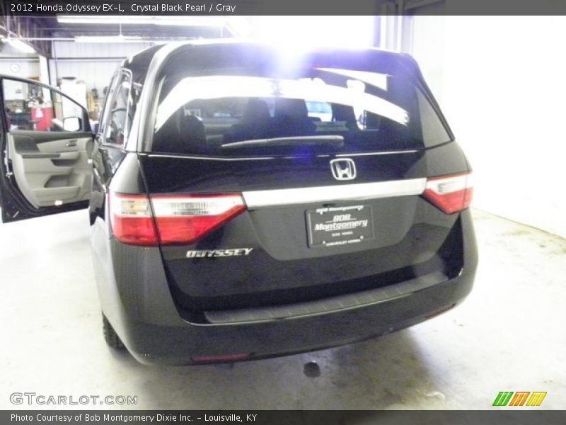 Crystal Black Pearl / Gray 2012 Honda Odyssey EX-L