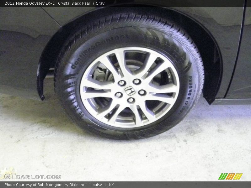 Crystal Black Pearl / Gray 2012 Honda Odyssey EX-L