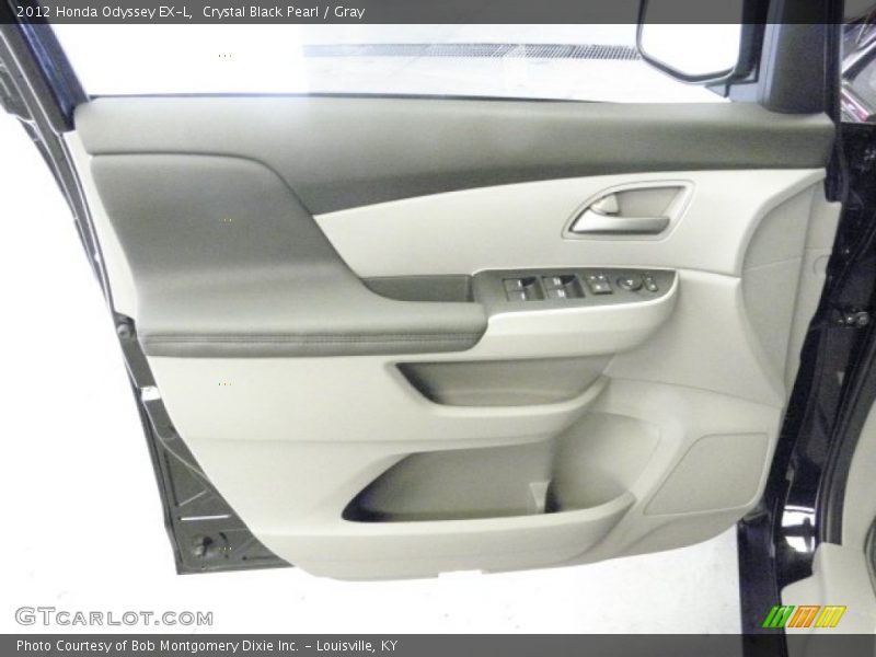 Crystal Black Pearl / Gray 2012 Honda Odyssey EX-L