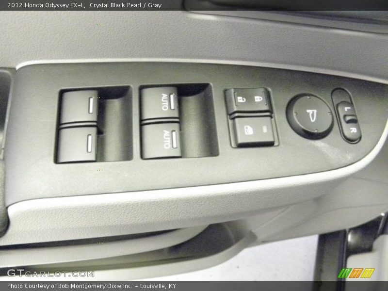 Crystal Black Pearl / Gray 2012 Honda Odyssey EX-L
