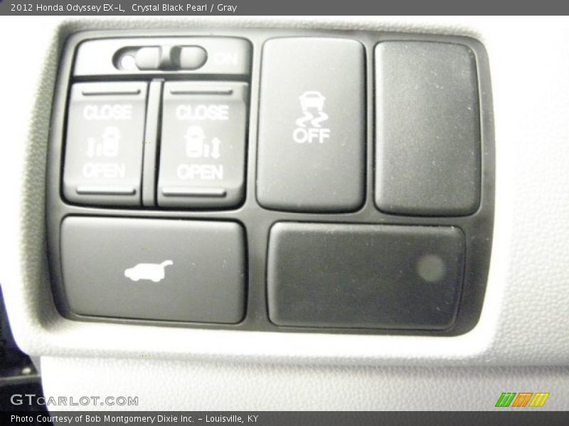 Crystal Black Pearl / Gray 2012 Honda Odyssey EX-L