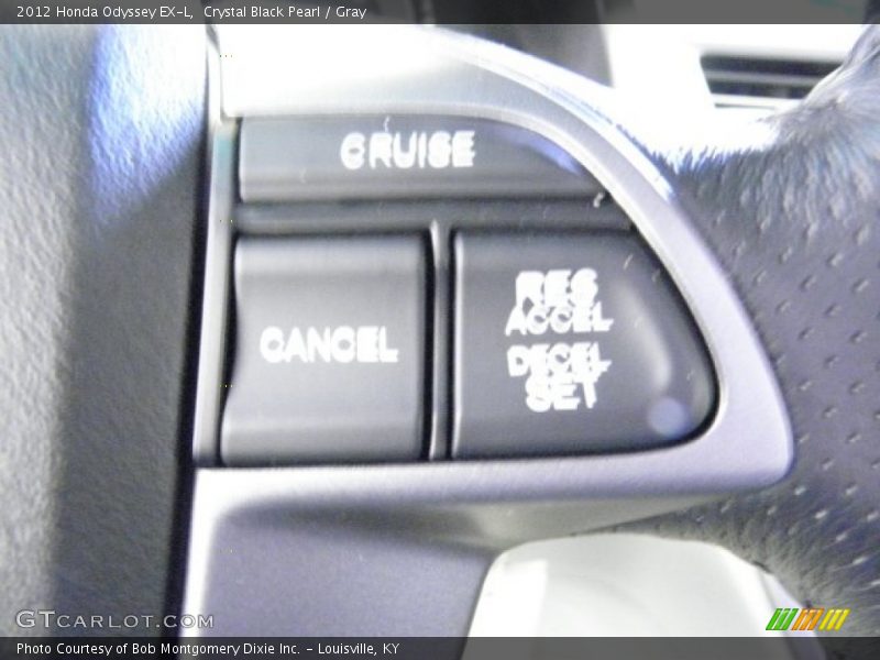 Crystal Black Pearl / Gray 2012 Honda Odyssey EX-L