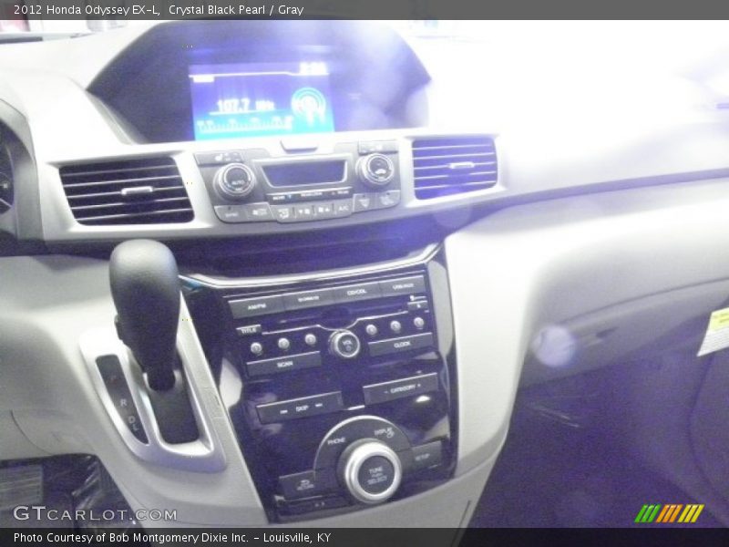 Crystal Black Pearl / Gray 2012 Honda Odyssey EX-L