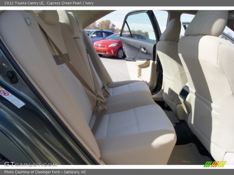 Cypress Green Pearl / Ivory 2012 Toyota Camry LE