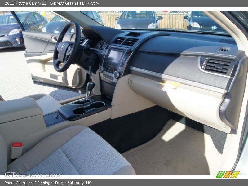 Cypress Green Pearl / Ivory 2012 Toyota Camry LE