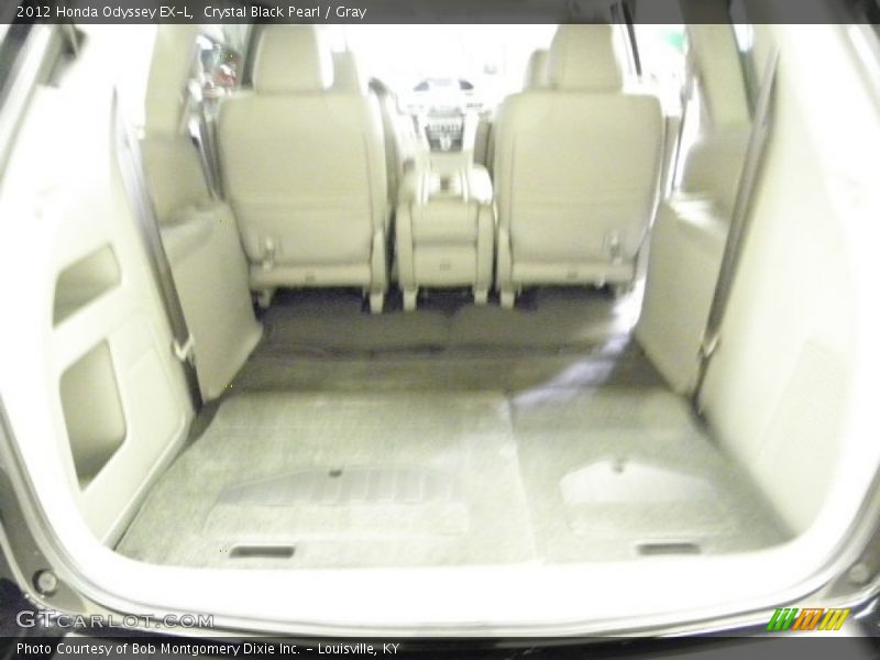 Crystal Black Pearl / Gray 2012 Honda Odyssey EX-L
