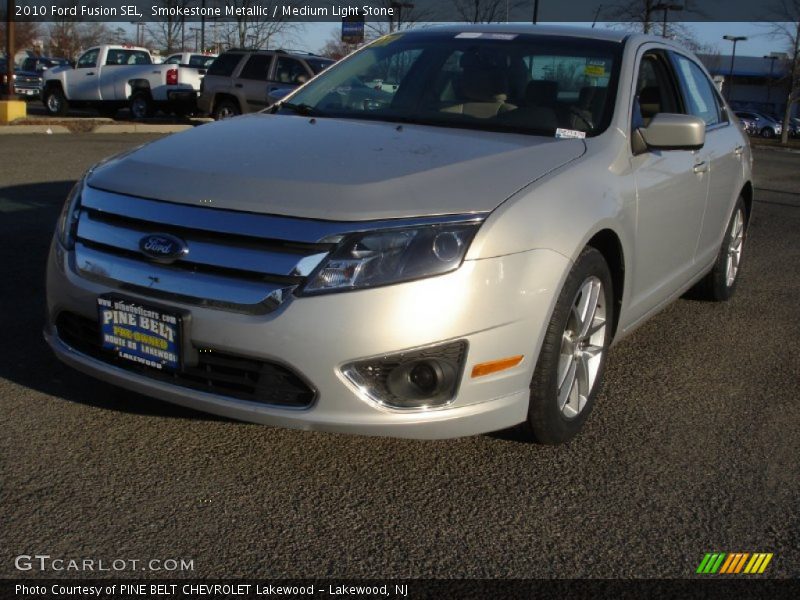 Smokestone Metallic / Medium Light Stone 2010 Ford Fusion SEL