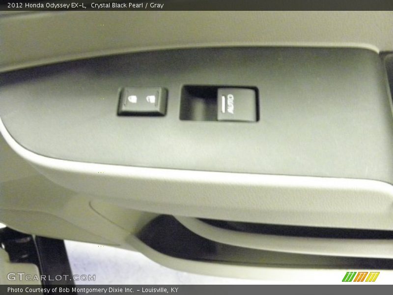 Crystal Black Pearl / Gray 2012 Honda Odyssey EX-L