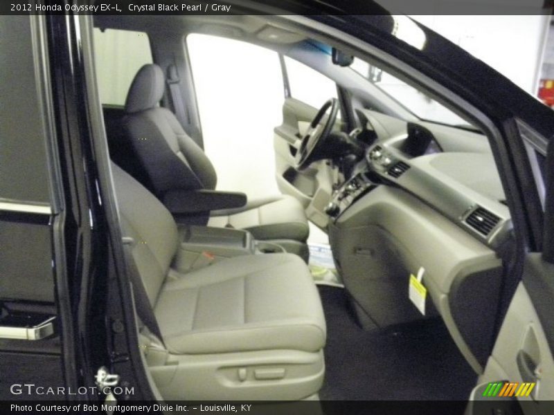 Crystal Black Pearl / Gray 2012 Honda Odyssey EX-L