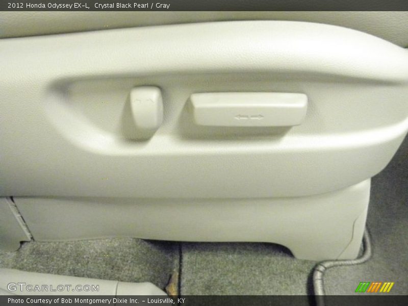 Crystal Black Pearl / Gray 2012 Honda Odyssey EX-L