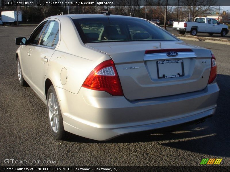 Smokestone Metallic / Medium Light Stone 2010 Ford Fusion SEL