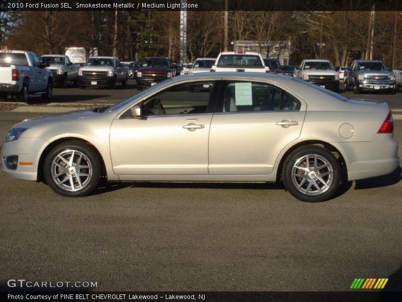 Smokestone Metallic / Medium Light Stone 2010 Ford Fusion SEL