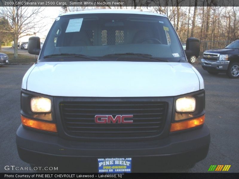 Summit White / Medium Pewter 2009 GMC Savana Van 2500 Cargo