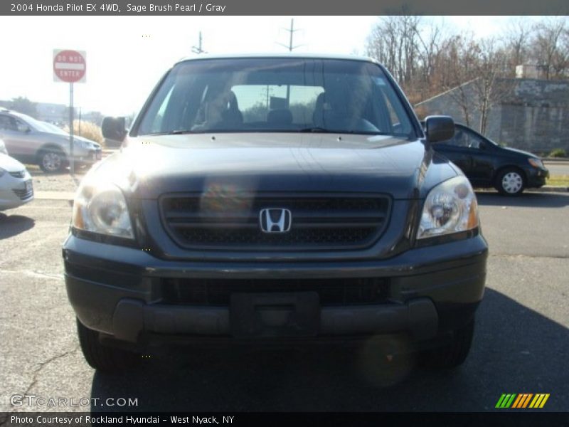 Sage Brush Pearl / Gray 2004 Honda Pilot EX 4WD