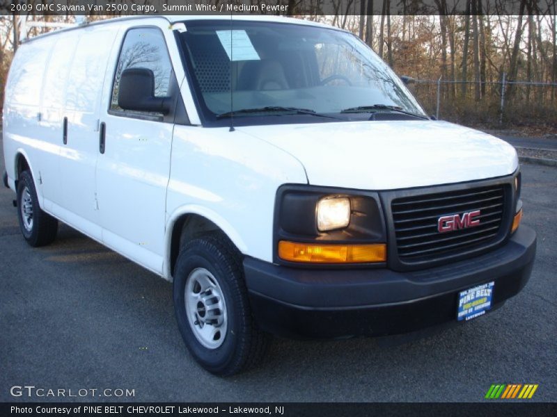 Summit White / Medium Pewter 2009 GMC Savana Van 2500 Cargo