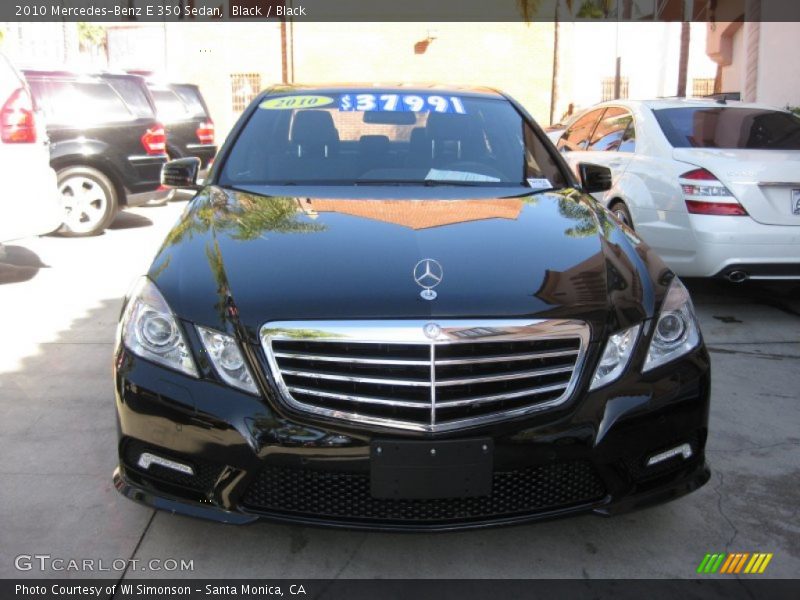 Black / Black 2010 Mercedes-Benz E 350 Sedan