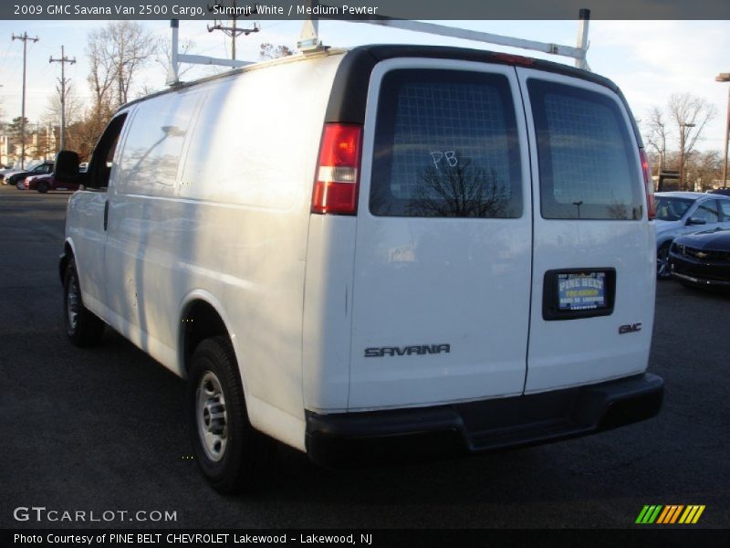 Summit White / Medium Pewter 2009 GMC Savana Van 2500 Cargo