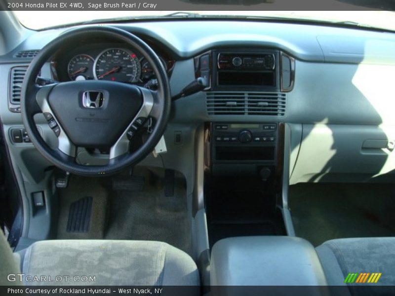 Sage Brush Pearl / Gray 2004 Honda Pilot EX 4WD