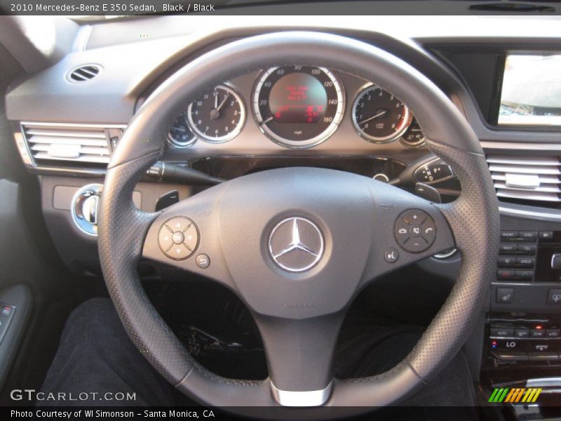 Black / Black 2010 Mercedes-Benz E 350 Sedan