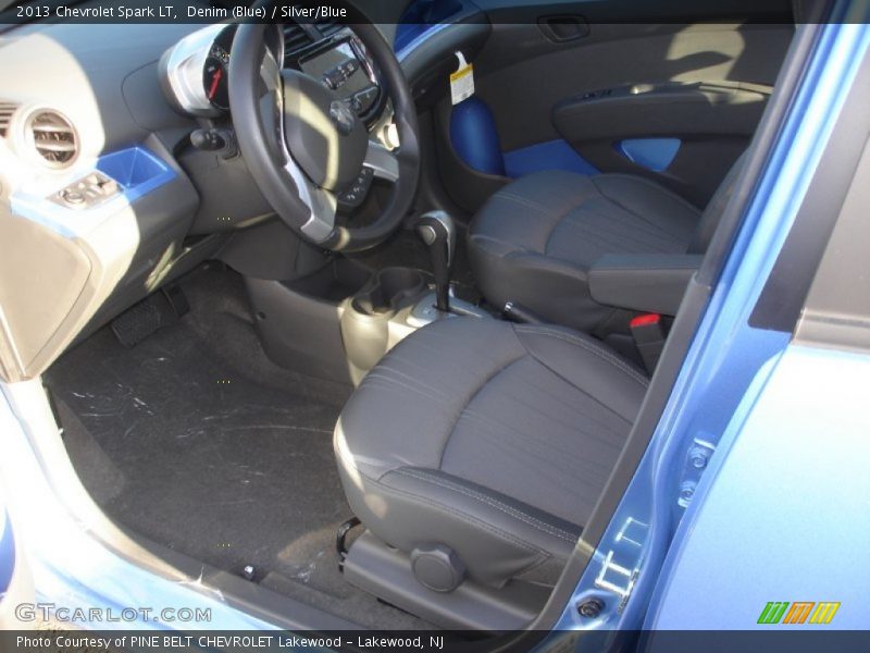 Denim (Blue) / Silver/Blue 2013 Chevrolet Spark LT