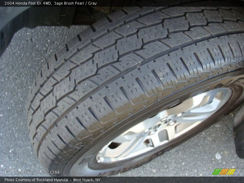 Sage Brush Pearl / Gray 2004 Honda Pilot EX 4WD