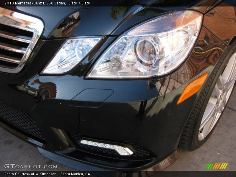 Black / Black 2010 Mercedes-Benz E 350 Sedan