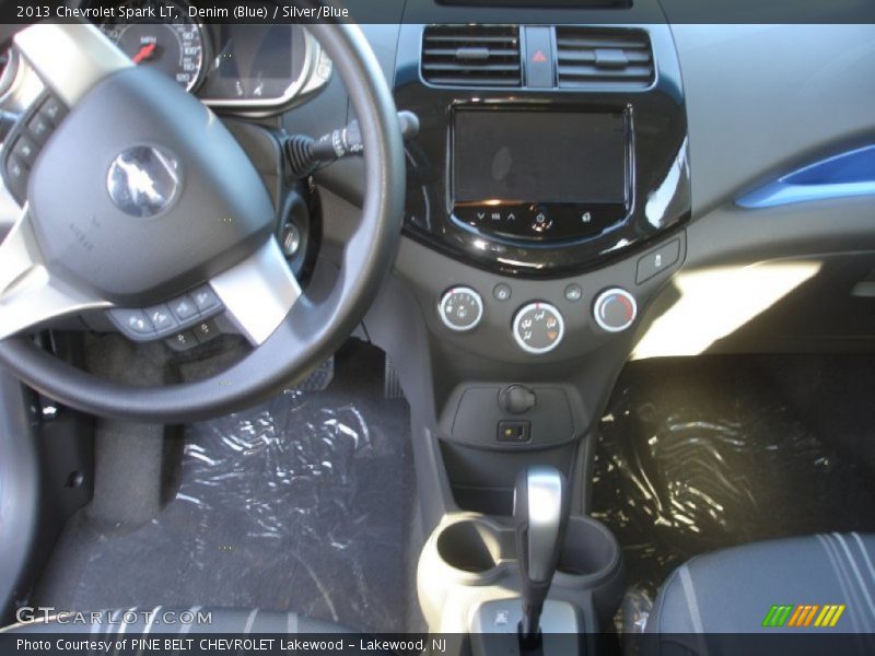Denim (Blue) / Silver/Blue 2013 Chevrolet Spark LT