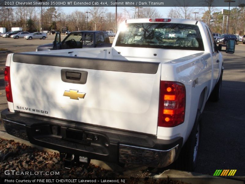 Summit White / Dark Titanium 2013 Chevrolet Silverado 3500HD WT Extended Cab 4x4
