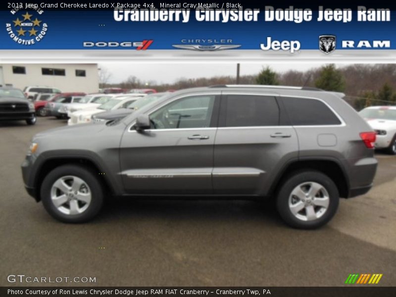 Mineral Gray Metallic / Black 2013 Jeep Grand Cherokee Laredo X Package 4x4