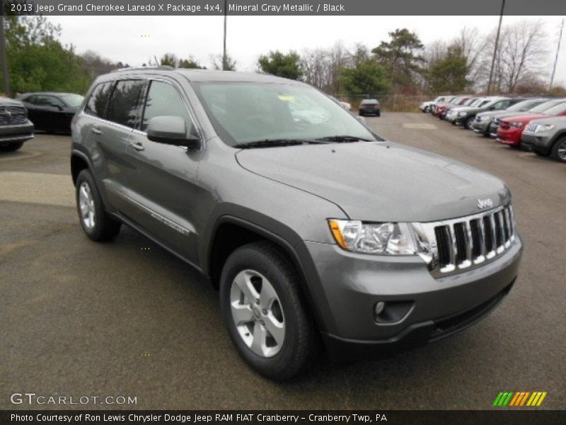 Mineral Gray Metallic / Black 2013 Jeep Grand Cherokee Laredo X Package 4x4