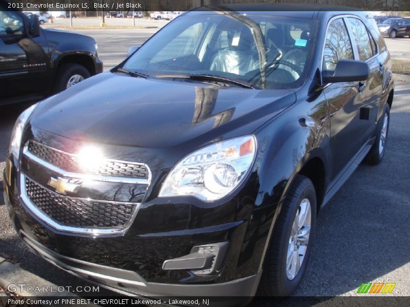 Black / Jet Black 2013 Chevrolet Equinox LS
