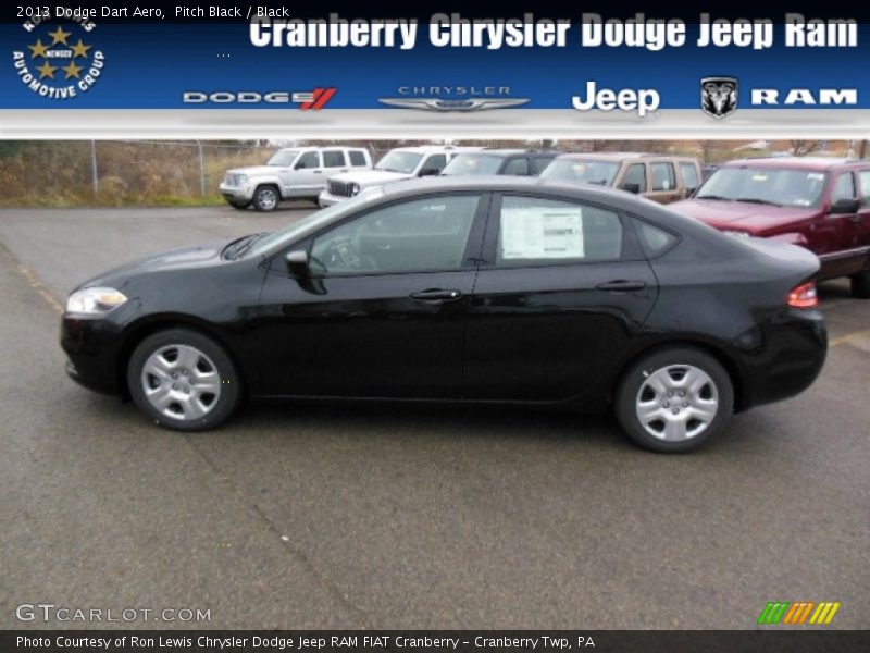 Pitch Black / Black 2013 Dodge Dart Aero