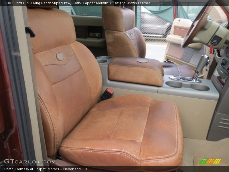 Front Seat of 2007 F150 King Ranch SuperCrew