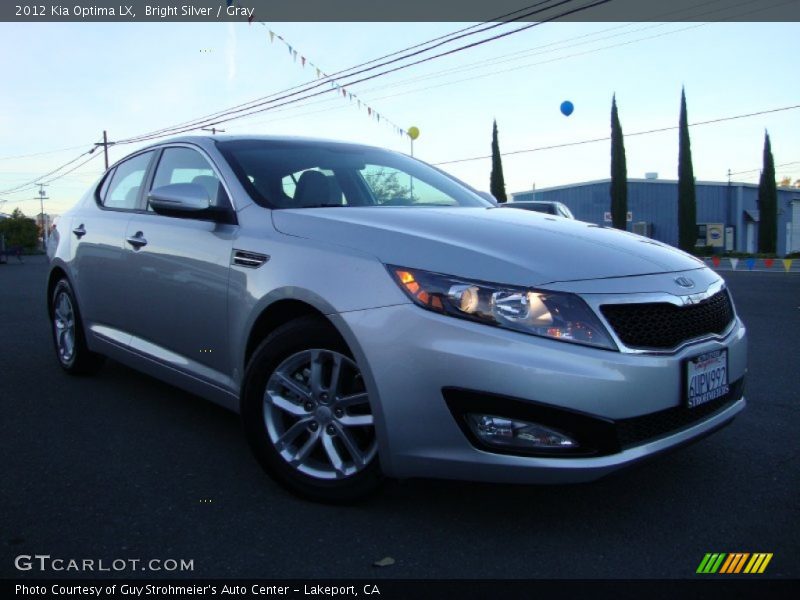Bright Silver / Gray 2012 Kia Optima LX