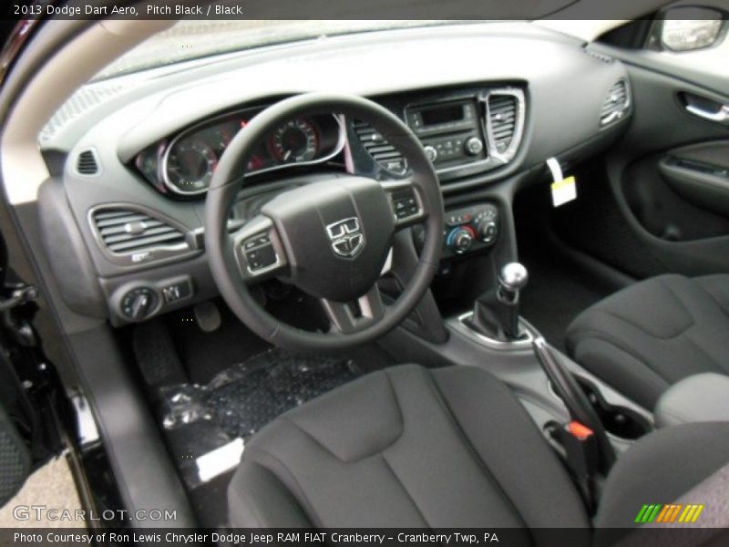 Black Interior - 2013 Dart Aero 