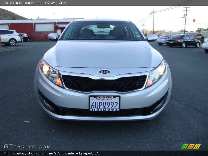 Bright Silver / Gray 2012 Kia Optima LX