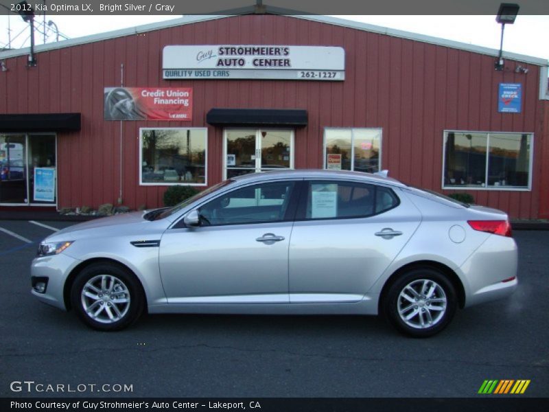Bright Silver / Gray 2012 Kia Optima LX