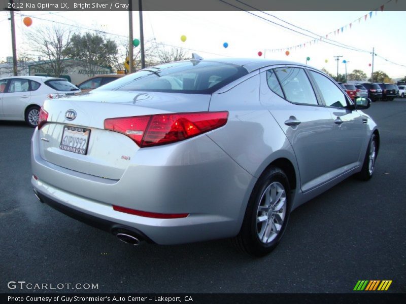 Bright Silver / Gray 2012 Kia Optima LX