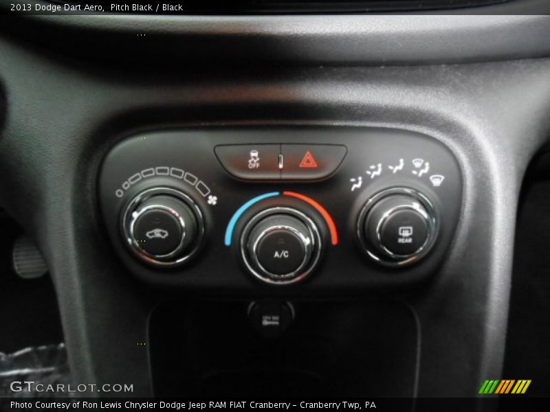 Controls of 2013 Dart Aero