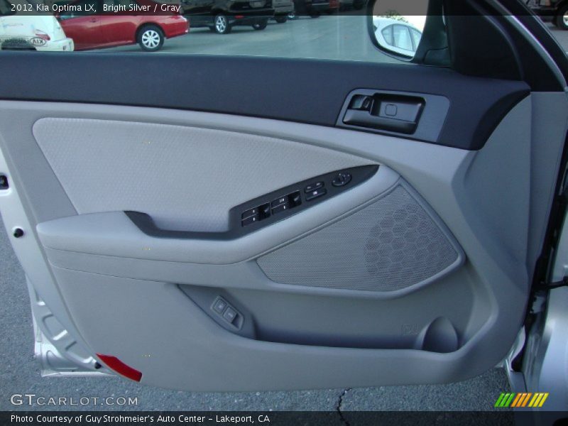 Bright Silver / Gray 2012 Kia Optima LX