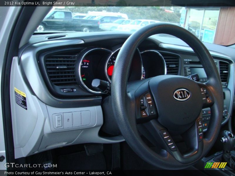 Bright Silver / Gray 2012 Kia Optima LX