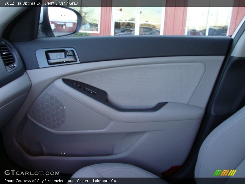 Bright Silver / Gray 2012 Kia Optima LX