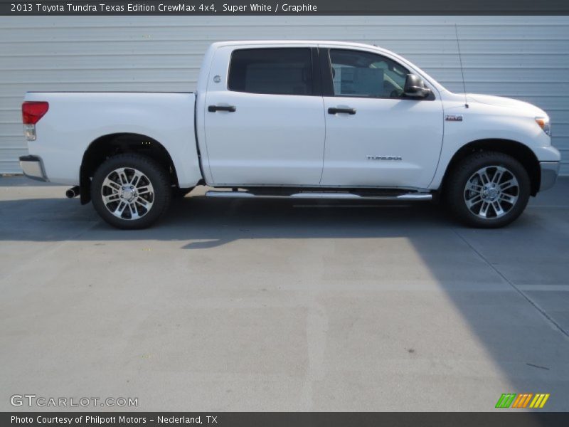 Super White / Graphite 2013 Toyota Tundra Texas Edition CrewMax 4x4